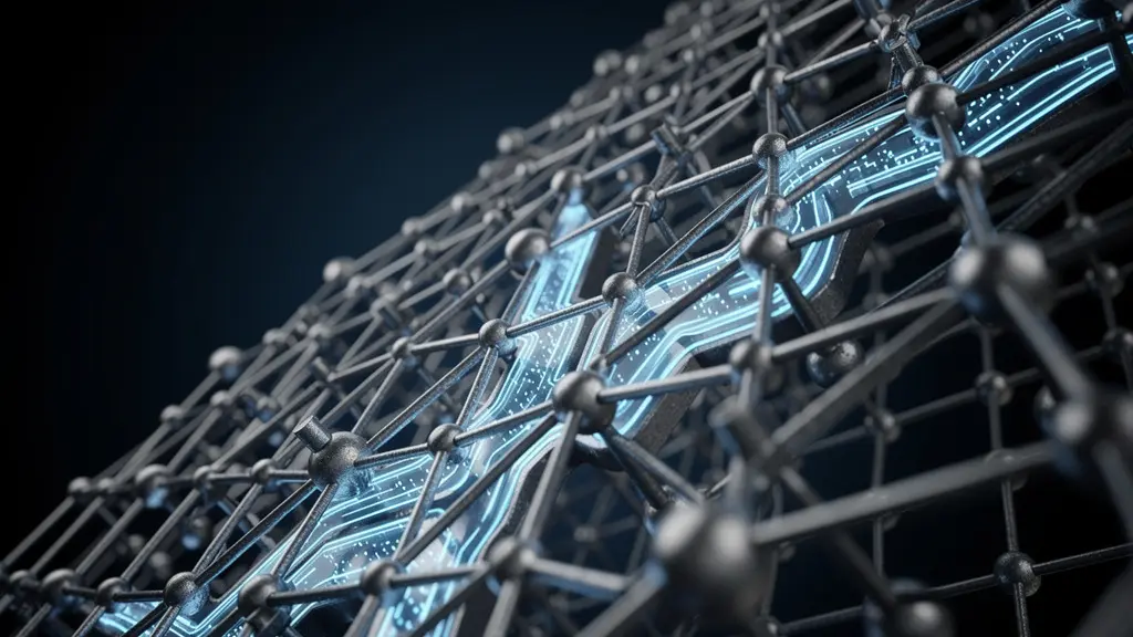 Vue détaillée de nanostructures d'anode en silicium pour batteries lithium-ion haute performance