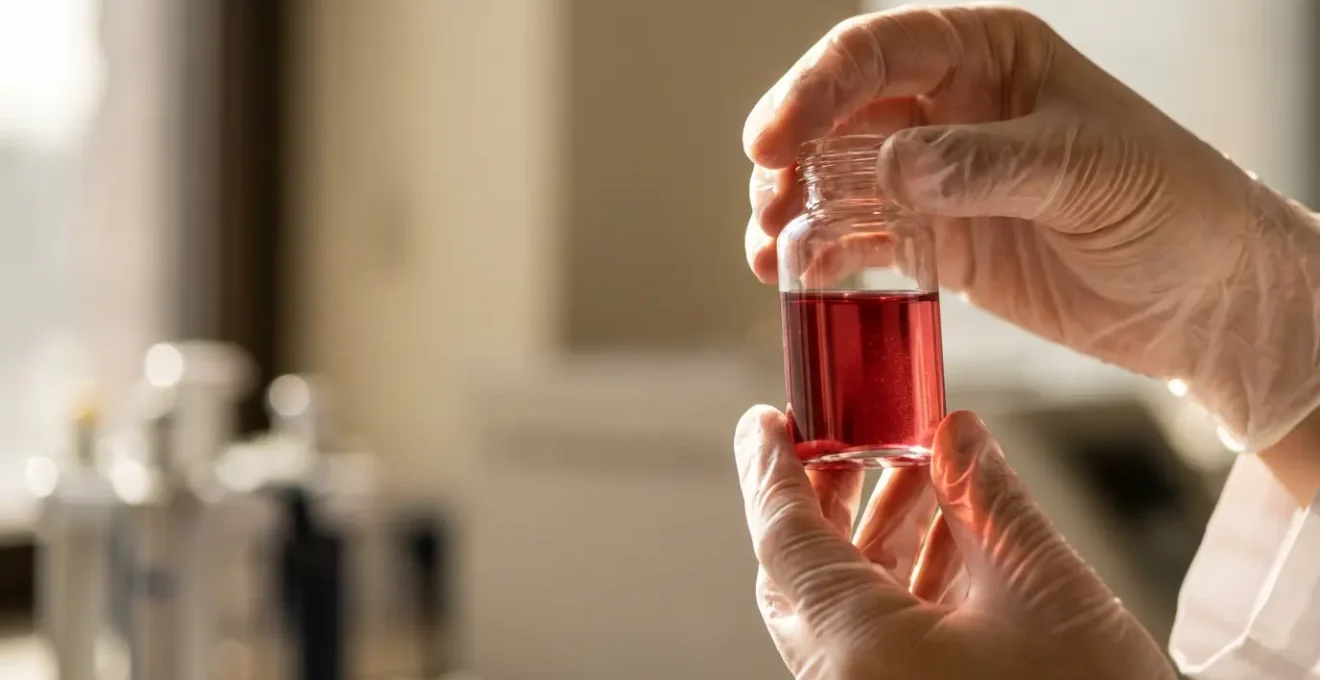 Vue microscopique d'une dispersion parfaitement homogène de nanoparticules dans une matrice