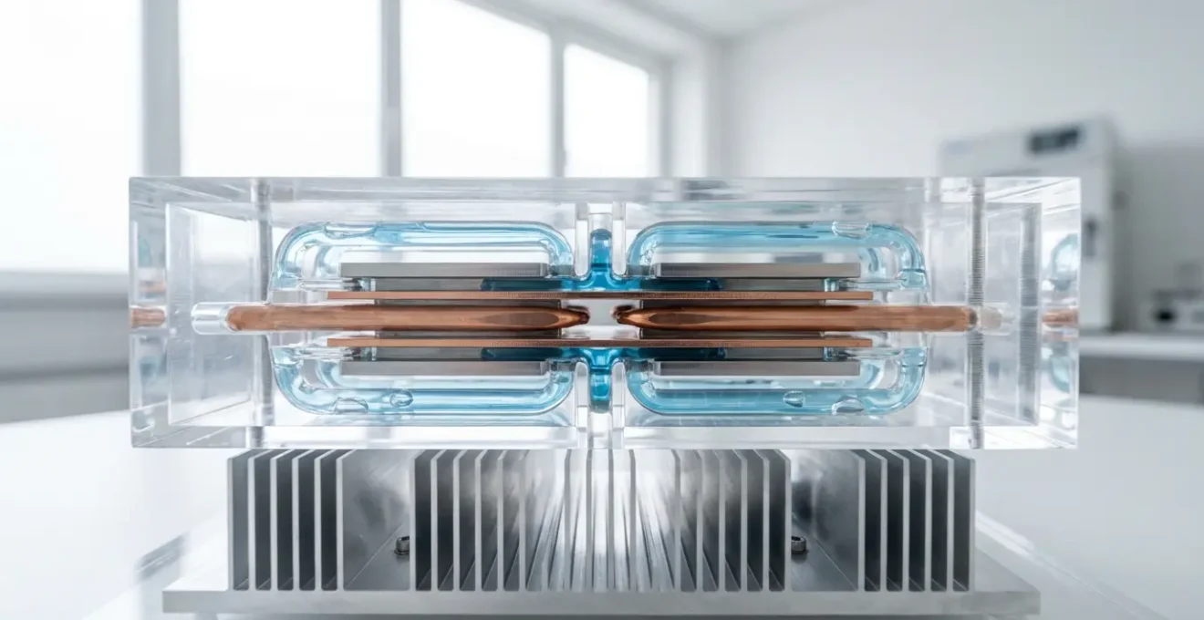 Système de micro-refroidissement liquide intégré dans une architecture de processeur empilé en trois dimensions