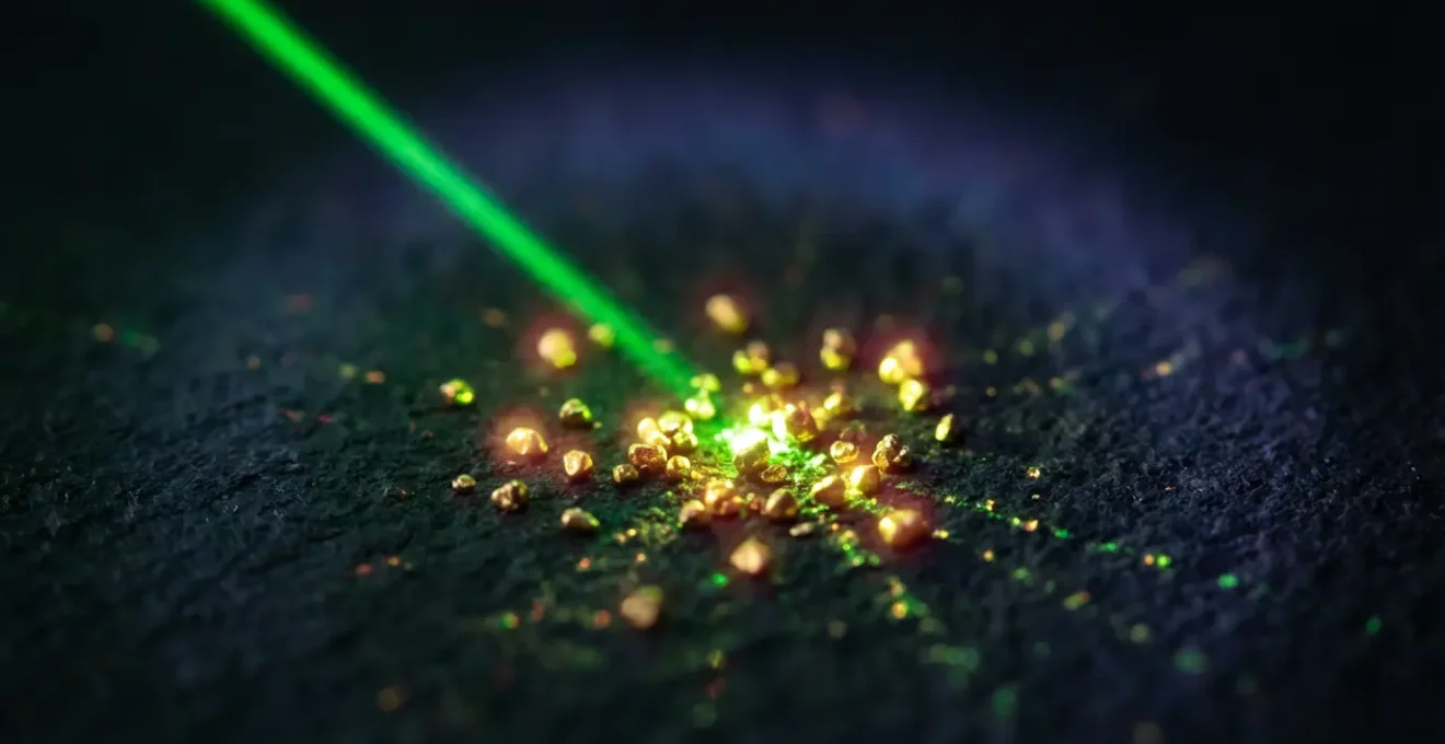 Nanoparticules d'or plasmoniques illuminées par laser générant des électrons chauds pour la catalyse chimique